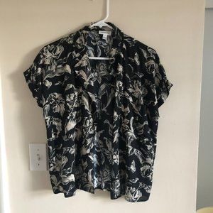 Frank & Oak Silky Floral Shirt